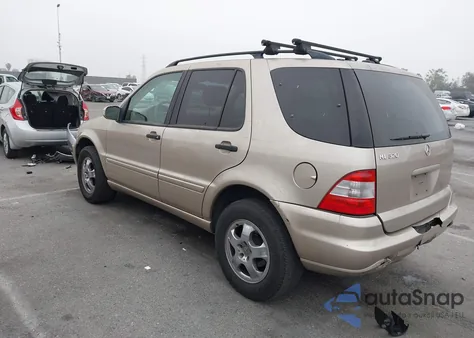 2003 Mercedes-Benz Ml 320 из США, поврежденный, VIN 4JGAB54E43A390631
